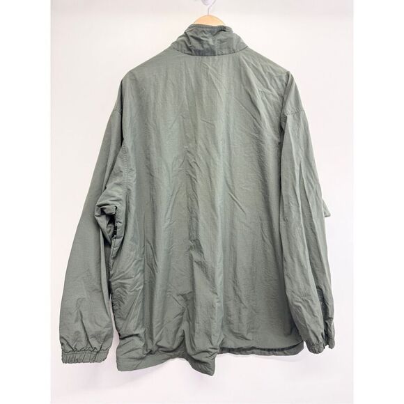Vintage Nike Jacket Mens Full Zip Extra Large Olive Green Windbreaker - Picture 7 of 10